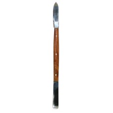 Standard Fahnestock (Flat) Wax Knife 180mm - Wood Handle